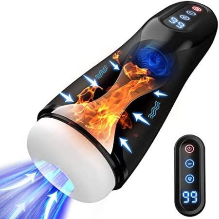 Automatic Male Masturbator Cup with Mastuabors Toys for Penis Stimulation, 9 Sucking & Vibrating Modes Electric Masturberbate for Men, Adult Oral Pocket Pussy Sex Toys4mens UK Vibrator Stroker Toy