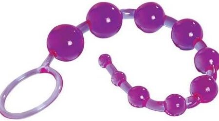 Dragonz Tail Anal Beads, 10.75 Inch, Purple by Me You Us