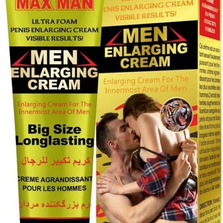 Bibzy Men's Penis Enlargement Cream, Men Energy Cream, 50g Male Enlargement Cream, Enhancement Extender Ointment, Private Parts Massage Gel, Larger Thicker Longer for Male Better Performance (Yellow)