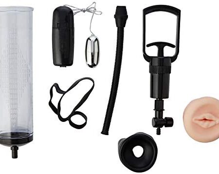 Power Up High Vacuum Man Male Erectile Penis Pump with Vagina and Free Vibrator