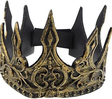 Didiseaon Steampunk Accessories Men Crystal Medieval Cosplay Headwear Goth Gifts for Men Girl Baby Gifts Hair Gifts Makeup Headband Antique Ingredients Crown Child Men Headdress