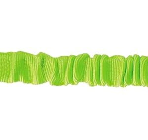 DINGO Fleece Dog Toy Artificial Fur Racer Squeaky Teaser Dog Wand 55 cm Long Bungee Handle for Agility, Dog Training, Reward, Retrieve, Chasing, Play Green 15584-2 , Pack of 1