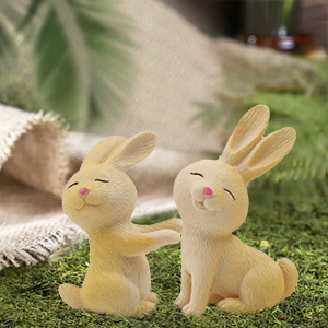 KUKIFUN 7pcs Rabbit Figures toys