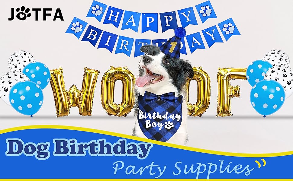 dog birthday party supplies