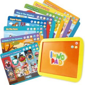 BEST LEARNING INNO PAD Smart Fun Lessons - Educational Tablet Toy to Learn Alphabet, Numbers, Colours, Shapes, Animals, Time for Toddlers Ages 2 to 5 Years Old