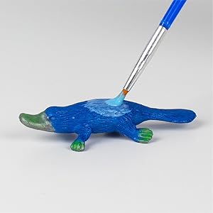 Dinosaur figures to paint with accessories