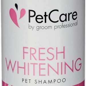 Pet Care By Groom Professional Whitening Shampoo 300 ml|Dog Shampoo|Shampoo for Dogs|Bubblegum Fragrance|Dog Grooming|All breeds|For smelly dogs| Added Wheat Protein|Whitening Shampoo|