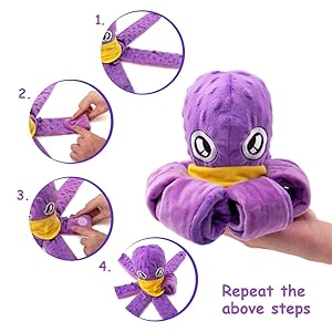 octopus dog toy