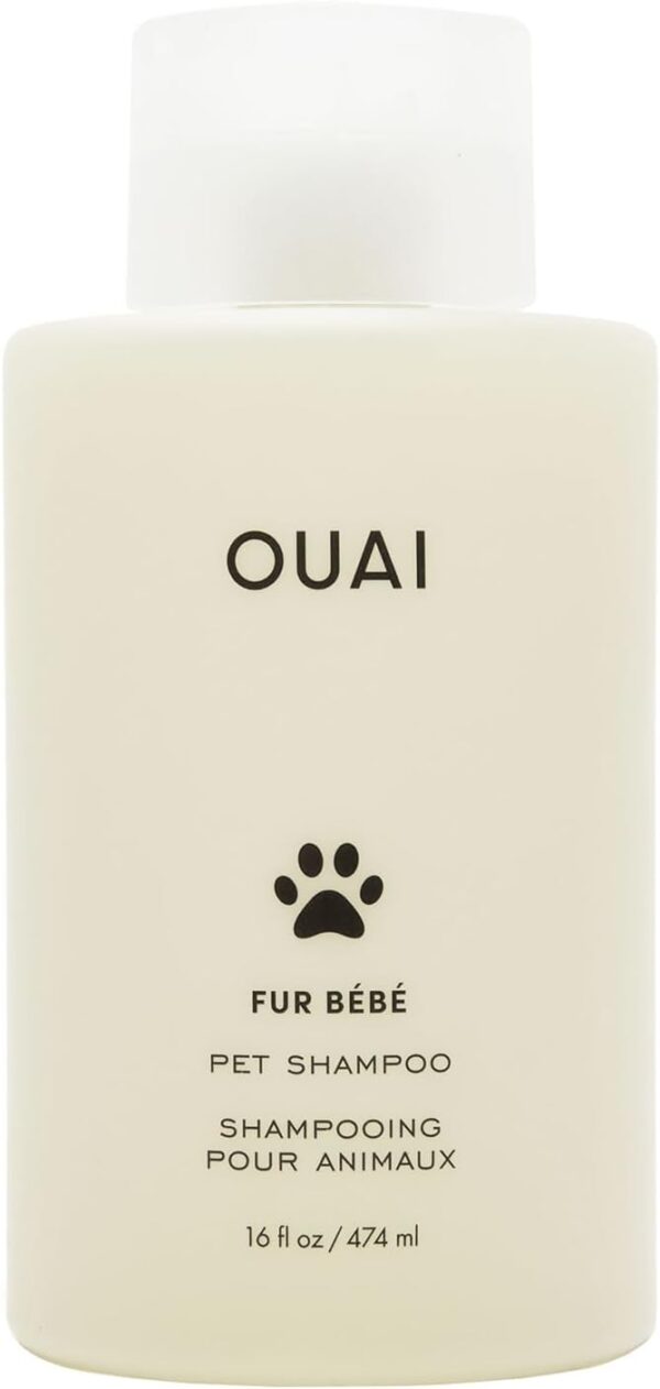 OUAI Dog Shampoo, Mercer Street Scent - Fur Bébé Pet Shampoo and Coat Wash for Hydrating, Cleansing and Adding Shine to Pet Hair - Pet Supplies by OUAI, 474ml