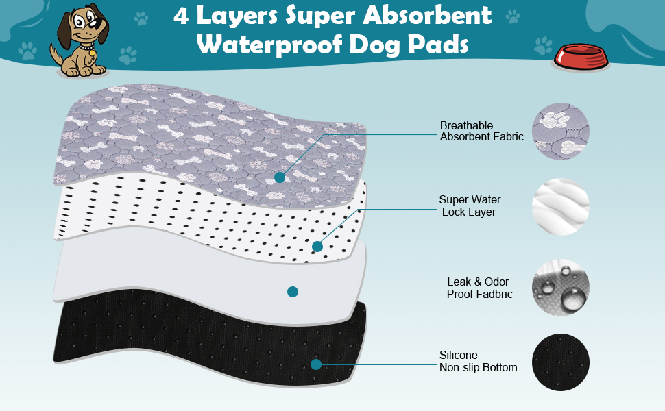 BREATHABLE DOG PADS