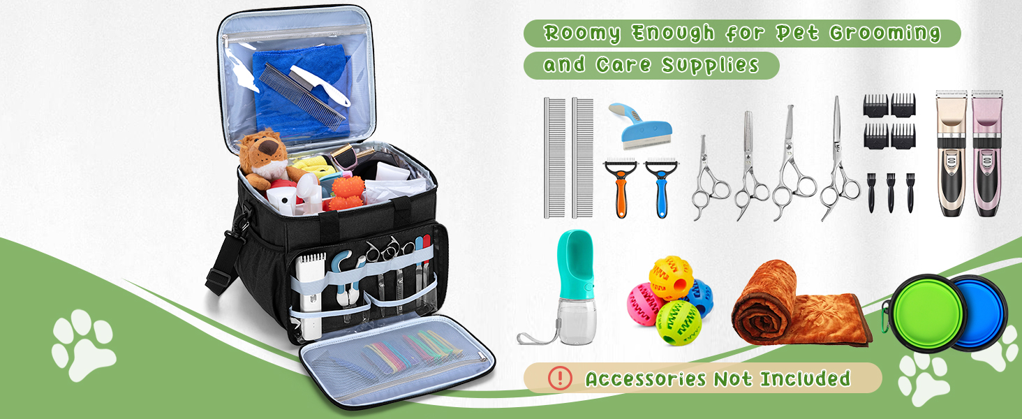 grooming tool kit supplies organizer bag