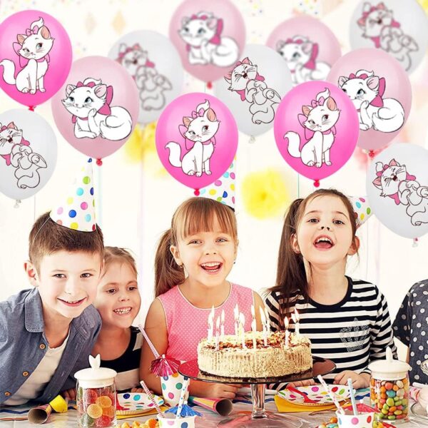 30PCS Cat Birthday Party Decorations,Cat Party Decorations Cat Birthday Party Supplies with Cat Balloon,Happy Birthday Banner,Cake Topper for Kids Cat Theme Birthday Party - Image 6