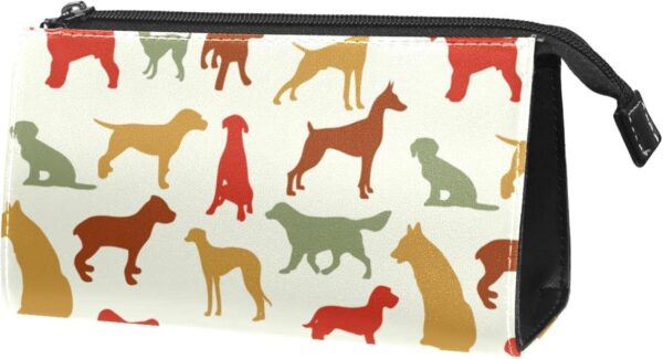 Cosmetic Bags for Women, Makeup Bag Travel Toiletry Bag Accessories Organizer, Pet Animal Dogs