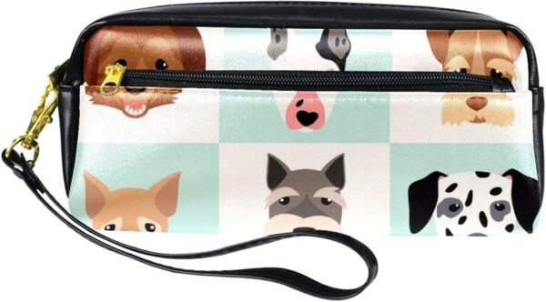 Cosmetic Bags for Women, Makeup Bag Travel Toiletry Bag Accessories Organizer, Dogs Cartoon Pet Animal Lovely