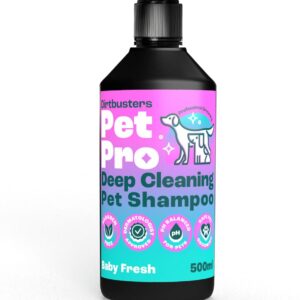 Dirtbusters Pet Pro Dog Shampoo Sensitive Skin, Deep Cleaning Professional Dog Grooming & Puppy Shampoo & Conditioner For Smelly Dogs, Baby Fresh (500ml)