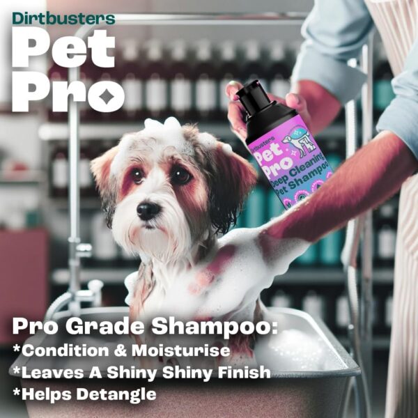 Dirtbusters Pet Pro Dog Shampoo Sensitive Skin, Deep Cleaning Professional Dog Grooming & Puppy Shampoo & Conditioner For Smelly Dogs, Baby Fresh (500ml) - Image 7