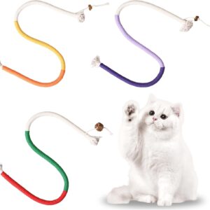 3Pcs 70cm Cat Toy Bite Rope,Cat Toy Bite Rope,Indoor cats chew on rope For Toys Pet Supplies for Teeth Cleaning and Stress Release,improve oral hygiene and keep breath fresh,Interactive Cat Toys