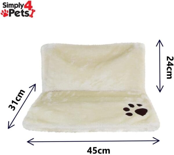 SIMPLY 4 PETS Quality Pet Products Soft Washable Radiator Cat Bed Specially Made For Cats - Image 2