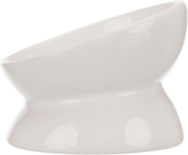 Trixie Ceramic Cat Feeder White - Image 3