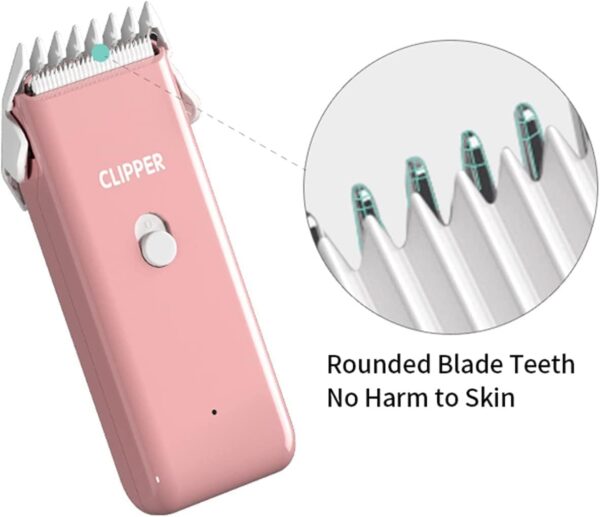 Dog Clippers Pet Grooming Clippers Kit Low Noise Shaver Portable Electric USB Rechargeable Cordless Trimmer for Dogs,Cats and Other Pets, Pink - Image 5