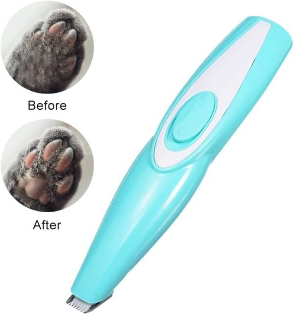 Dog Grooming Clipper,USB Rechargeable Pet Dog Foot Hair Trimmer Cordless Low Noise for dog Cats Butt Ear Eyes Hair Cutter Paws - Image 7