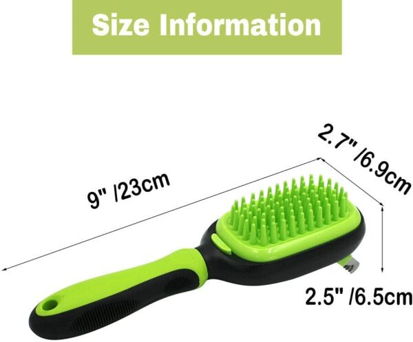 EMK Sports Dog Brush & Cat Brush 5 in 1 Pet Grooming Kit Shedding De-matting Slicker Comb For Undercoat Long Short Haired Small Medium Large-Pet Hair Remover Dog Accessories - Image 6