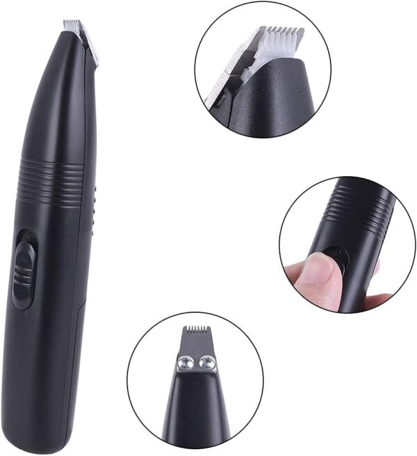 Dog Clippers, Dog Grooming Clippers Low Noise Cordless Electric Pet Trimmer for Small Dogs and Cats Hair Around Face, Paws, Eyes, Ears (Not IncludeBattery) - Image 2