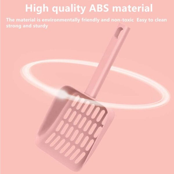 NA Cat Litter Scoop with Stand Cat Litter Shovel strong ABS Plastic Scoop Large Pet Cleanning Tool for Cat Sand Cleaning Supplies Products Toilet For Dog Food Spoons - Image 5