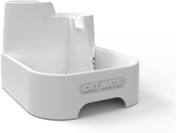 Cat Mate Pet Water Fountain for Cats and Small Dogs, 2 Litre Drinking Fountain - White - Image 5