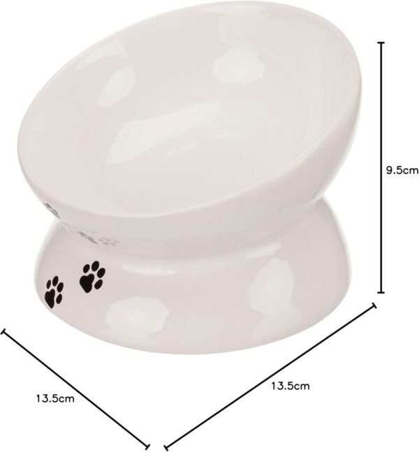 Trixie Ceramic Cat Feeder White - Image 6