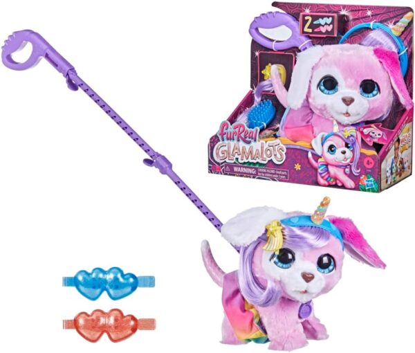 FurReal Hasbro Glamalots Interactive Pet Toy, 7 Accessories, Ages 4 and Up, Multicoloured (F1544) - Image 2