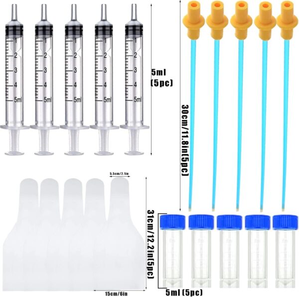 5 Set Dog Artificial Insemination Kit,Dog Breeding Kit, Artificially Inseminate Dog Kit, Insemination Breeder Kit Pet Supplies, AI Artificial Insemination Dog Breeding Kit for Small and Medium Pets - Image 2