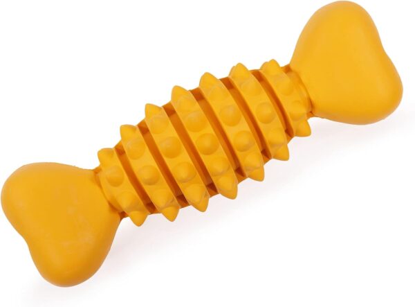 Rosewood Rubber, Tough Chew Resistant, Bone Dog Toy, Assorted Colours - Image 5