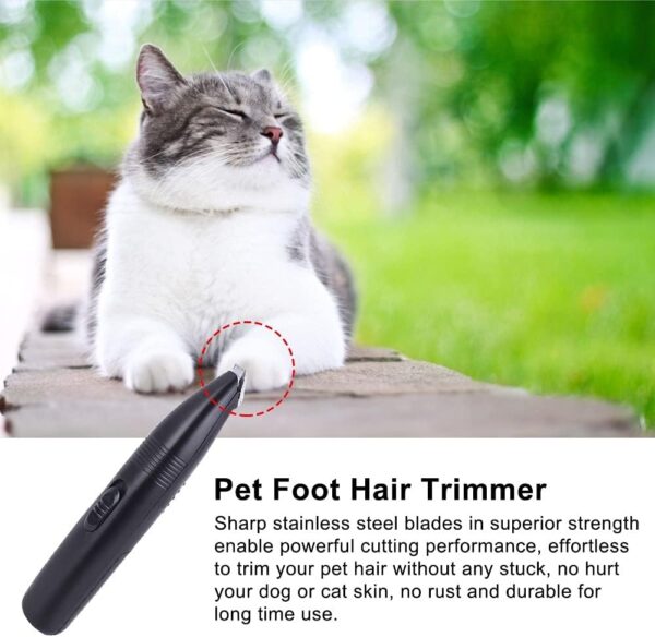 Dog Clippers, Dog Grooming Clippers Low Noise Cordless Electric Pet Trimmer for Small Dogs and Cats Hair Around Face, Paws, Eyes, Ears (Not IncludeBattery) - Image 4