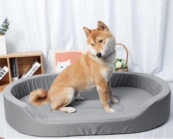 Fesky large dog bed 65 * 45CM Luxurious Plush Large Dog Bed/Couch – Spacious and Comfortable: Deluxe Oversized Dog Bed for Your Big Pup - Image 6