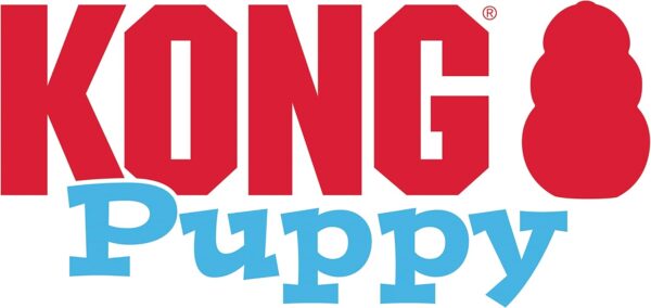 KONG - Puppy Toy Natural Teething Rubber - Fun to Chew, Chase & Fetch Blue/Pink - For Medium Puppies - Image 7