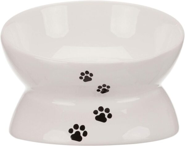 Trixie Ceramic Cat Feeder White - Image 4