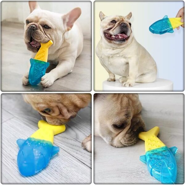 NA Freezable Dog Teething Toys Fish shape Cooling Supplies Dog Chew Toy for Pet Dog - Image 7