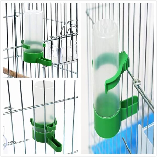 4 Pcs Bird Food Water Dispenser Bird Drinker Bird Cage Bottle Pet Waterer for Parrot Lovebird Cage Accessories - Image 4