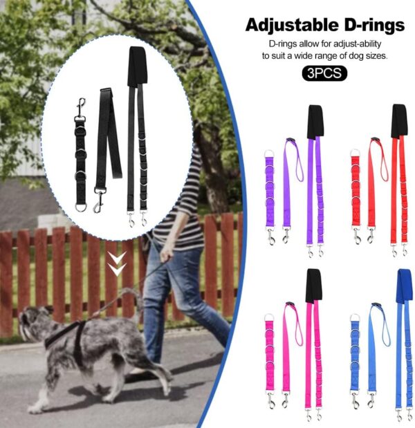 Anwangda 3pcs Pet Dog Grooming Loop Dog Cat Bathing Nylon Restraint Noose Harness Safety Rope for Table Arm Grooming (purple) - Image 6