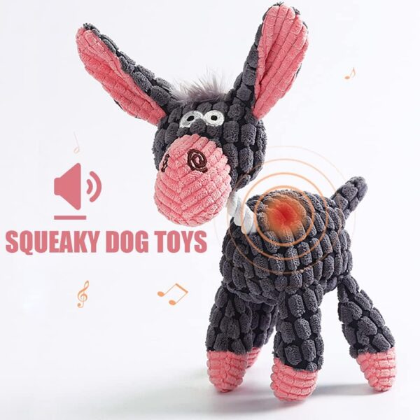 Speedy Panther Donkey Soft Dog Toys for Small Medium Dogs Squeaky Dog Toys Plush Puppy Toy - Image 5