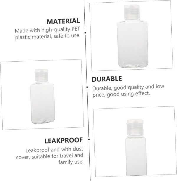 Healeved 20pcs Beauty Travel Bottle Small Travel Bottle Hand Bottle Pet Soap Dispenser Empty Refillable Bottle Sub-packaging Bottle Empty Bottle Hand Lotion Bottle - Image 4