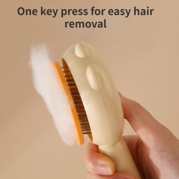 Cat Comb, Dog Brush, Pet Needle Comb, Hair Self-cleaning Comb Supplies, Cleaning and Removing Floating Hair - Image 4