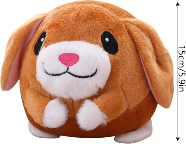 Shxiuminy Pet Plush Toy,Dog Ball Bouncing Toy For Pets,Cats,Small And Medium Dogs (Brown) - Image 6