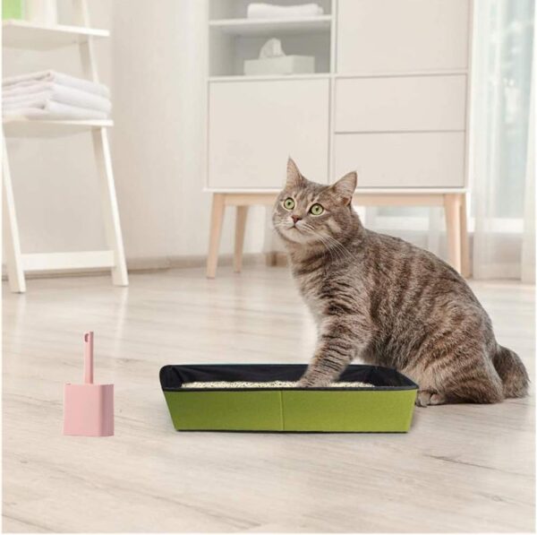 NA Cat Litter Scoop with Stand Cat Litter Shovel strong ABS Plastic Scoop Large Pet Cleanning Tool for Cat Sand Cleaning Supplies Products Toilet For Dog Food Spoons - Image 7