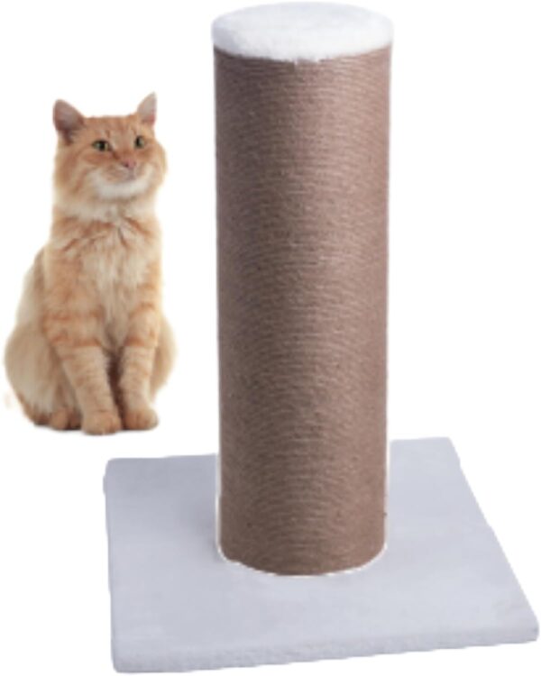 Petface Big Boy Cat Scratcher, Cream - Image 6