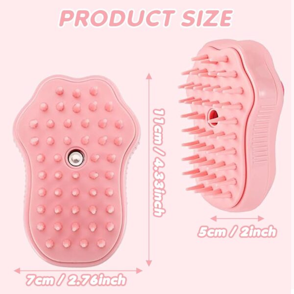 DONGTATA 3 in 1 Cat Dog Steamy Brush Steam Grooming Brush Pet Hair Removal Comb for Massage cat dog comb for grooming cat hair brush Cat Brush Soothing Body Pet Brush (Claw) - Image 6