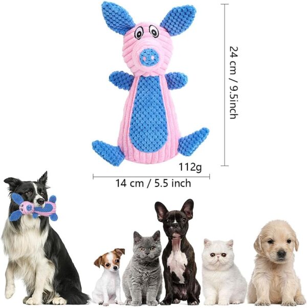 Speedy Panther Pig Soft Dog Toys for Small Medium Dogs Squeaky Dog Toys Plush Puppy Toy - Image 3