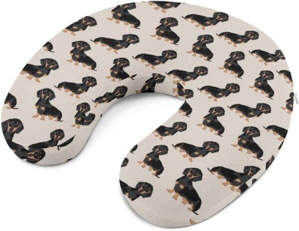 Weiner Dog Pet Dogs Neck Pillow for Travel Memory Foam U Shaped Support Cushion Plane Pillows Train Car Office - Image 6