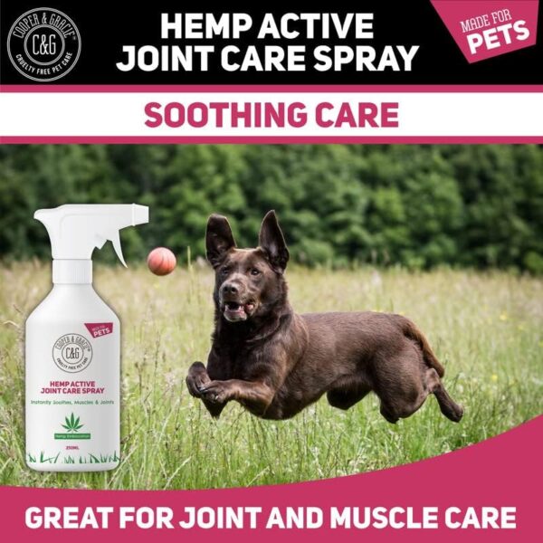 Hemp Active Joint Care Spray | Instant Soothes Muscle & Joint | Quick Absorb | 100% Cruelty Free Vet Recommended | Best For Dogs And Horses | Amazing Essential Oil Embrocation - Image 8